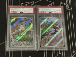 PSA 10 Meowth 192/SV-P Paldean Wooper 193/SV-P AR Set Pokemon Card Japanese - Image 1