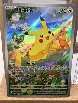 Pokemon Card TCG - Pikachu SVP 088 Black Star Promo 88 Paldea Adventure Chest NM - Image 1