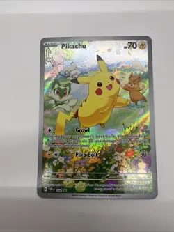 Pokemon Card TCG - Pikachu SVP 088 Black Star Promo 88 Paldea Adventure Chest NM - Image 3