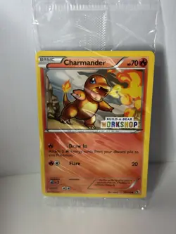 Build a Bear Pokemon Card Charmander Promo Trading Card TCG SEALED NEW - Image 3