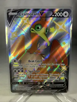 Cramorant V SWSH086 Ultra Rare Holo Black Star Promo Pokemon Card NM - Image 1