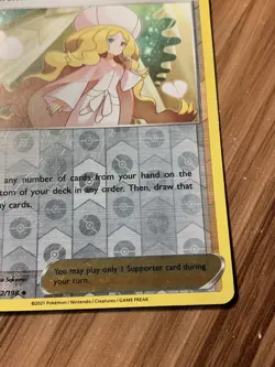 Caitlin #132/198 Reverse Holo 2021 Pokemon Trainer Supporter TCG Card - Image 4