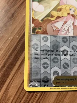 Caitlin #132/198 Reverse Holo 2021 Pokemon Trainer Supporter TCG Card - Image 5