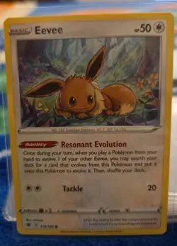 Eevee - 119/189 - Reverse Holo Astral Radiance Set - Pokemon Card - NM - Image 2