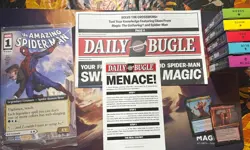 Spider-Man Magic the Gathering Welcome Deck Set Plus Extras Comic Promo MTG - Image 1