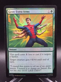 MTG Universes Beyond: Spider-man Grow Extra Arms Foil 0101 NM - Image 1