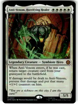 Anti-Venom, Horrifying Healer Marvel's Spider-Man NM MTG Foil - Image 1