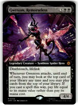 Gwenom, Remorseless Extended Art Marvel's Spider-Man 56 NM MTG - Image 1