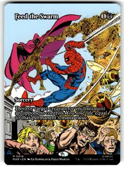 Feed the Swarm (Borderless) M Marvel Universe Eternal-Legal 16 NM MTG - Image 1
