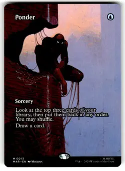 Ponder (Borderless) M Marvel Universe Eternal-Legal 13 NM MTG - Image 1