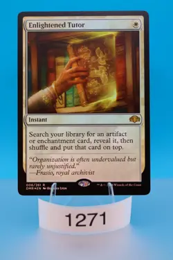 MTG Enlightened Tutor Dominaria Remastered Foil #6 - Image 1