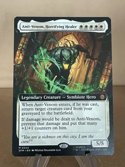 Anti-Venom, Horrifying Healer Extended Art #0244 MTG Marvel's Spider-Man - Image 1