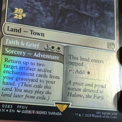 Ishgard, the Holy See - Pre-release Foil Stamped Promo - Final Fantasy MTG - Image 3