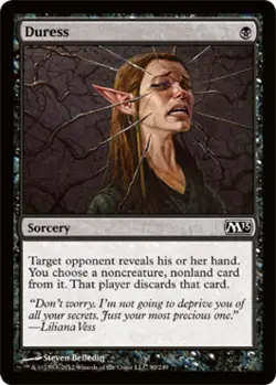 Duress - Light Play MTG Magic 2013 Core Set - Image 1