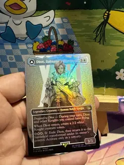 MTG Dion, Bahamut's Dominant (Borderless) Final Fantasy Foil LP magic - Image 2