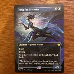 High Fae Trickster (Borderless) #307 (NM) Foundations FDN Magic MTG - Image 1