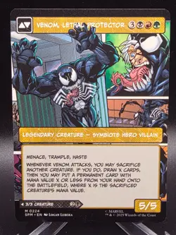 NM/M - Eddie Brock Venom, Lethal Protector (0224) MTG Spider-Man - Image 2