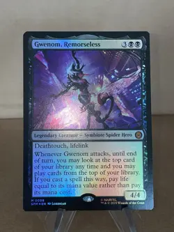 Gwenom, Remorseless MTG Marvel's Spider-Man Foil Mythic #0056 - Image 1