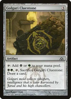 Golgari Cluestone 4x FOIL DGM MTG Dragon's Maze Common MINT black green artifact - Image 1