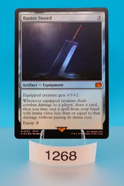 MTG Buster Sword Final Fantasy Foil #255 - Image 1