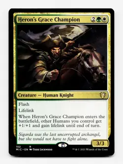 Heron's Grace Champion [Commander: Innistrad Midnight Hunt] MTG Magic 🌳⚪ - Image 1