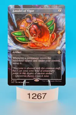 MTG Amulet of Vigor (Borderless) Commander: the Lost Caverns of Ixalan Regular - Image 1
