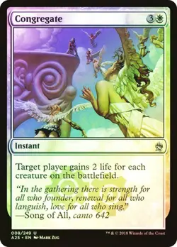 Congregate - FOIL - Masters 25 - Magic The Gathering - MTG - Image 1