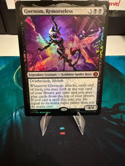 MTG FOIL Gwenom, Remorseless - Marvel's Spider-Man #056 - Image 1