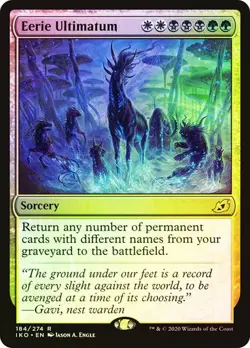 Eerie Ultimatum Ikoria MTG MAGIC SORCERY #184 FOIL R O252 - Image 1