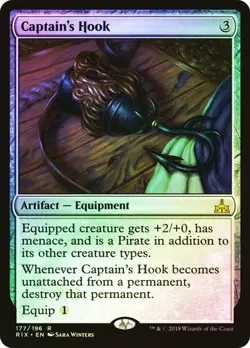 Captain's Hook - FOIL - Rivals of Ixalan - Magic The Gathering - MTG - Image 1
