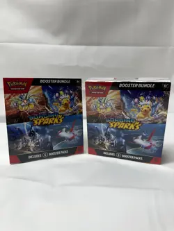 Lot of 2 Pokemon Surging Sparks Scarlet & Violet Booster Bundles - Image 1