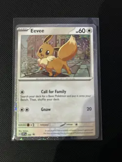 Eevee Scarlet Violet #200 Star Promo Destined Rivals Pokemon TCG - Image 1