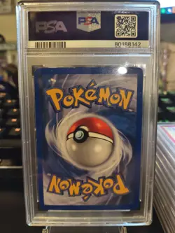 2002 POKEMON EXPEDITION #43 DRAGONITE  REVERSE FOIL PSA 3 - Image 2