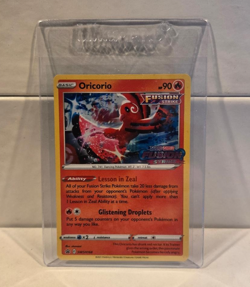2021 Pokemon ORICORIO #SWSH168 Black Star Promo Fusion Strike Prerelease English - Image 1