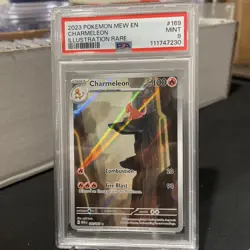 Charmeleon 169/165 Illustration Rare PSA 9 MINT (Pokemon S&V 151 2023) - Image 1