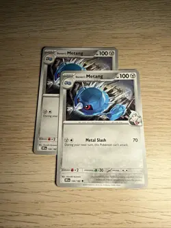 Metang 144/182 Pokemon Scarlet Violet Destined Rivals (Set Of 2) - Image 1
