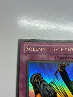 USA Seller Yugioh Solemn Judgment MRD-127 Metal Raiders 1st Edition MP - Image 3
