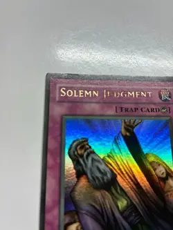USA Seller Yugioh Solemn Judgment MRD-127 Metal Raiders 1st Edition MP - Image 4