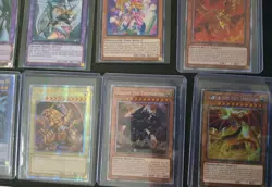 EGYPTIAN GOD CARDS OBELISK SLIFER RA Dark Magician Knight Yugioh TCG NM - Image 2