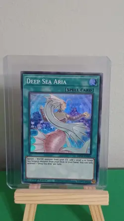 Yugioh Deep Sea Aria Spell Card MP21-EN076 Super Rare Tin Of Ancient Battles - Image 5