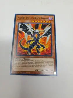 Yugioh - Malefic Red-Eyes Black Dragon - 1st Edition Card - Image 2