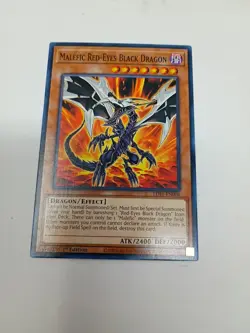 Yugioh - Malefic Red-Eyes Black Dragon - 1st Edition Card - Image 4