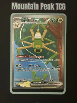 NM Spidops ex 243/198 Scarlet & Violet Base Set - Pokemon Card - Image 1