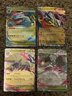 Pokemon Mega Evolutions ex Card Lot (4 Cards) - Image 1