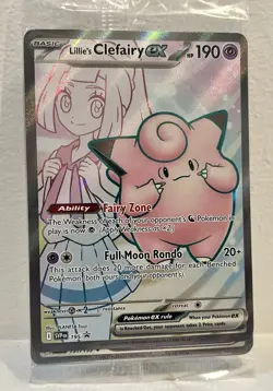 Lillie's Clefairy ex 195 Sv: Scarlet & Violet Promo Cards Holo - Image 1