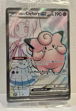 Lillie's Clefairy ex 195 Sv: Scarlet & Violet Promo Cards Holo - Image 2