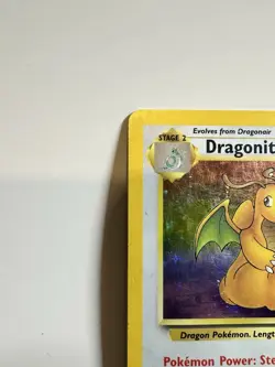 Dragonite 4/62 1999 Fossil Set Pokemon Card TCG Vintage WOTC Holo Rare - Mp/Hp - Image 4