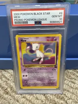 2000 Pokemon Mew Black Star Promo Card PSA 10 Gem MT - Image 1