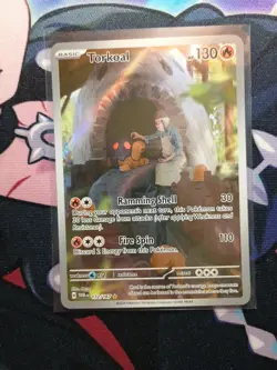 Pokemon Card Torkoal 172/167 Twilight Masquerade Illustration Rare NM/M - Image 2
