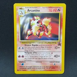 Arkani WP6 Arcanine Black Star Promo WOTC Vintage Pokemon Card 1999 TCG ITA - Image 1